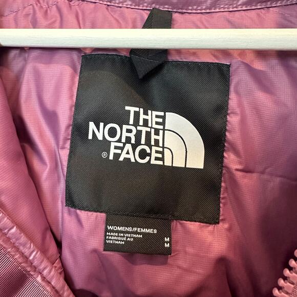 The North Face Nuptse 700 purple cropped puffer jacket medium - Picture 7 of 7